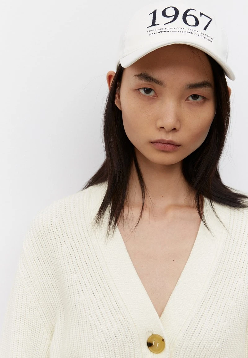 Marc O'Polo Strickjacke - White Cotton | Damen 5 Marc O'Polo Strickjacke - White Cotton | Damen – Bild 5