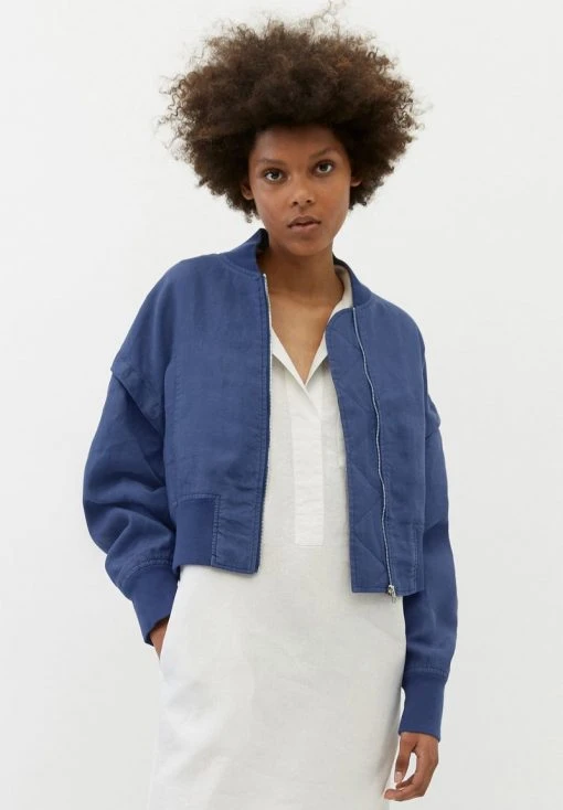 Marc O'Polo BLOUSON - Bomberjacke - Noble Blue | Damen -Marc O'Polo Verkäufe 275ac607ceb74ac39a56f684643b62c5