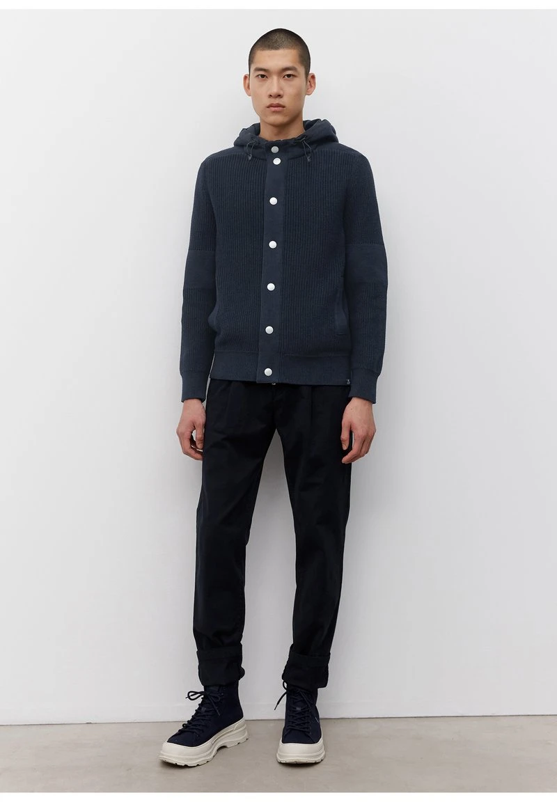 Marc O'Polo Strickjacke - Dark Navy | Herren 2 Marc O'Polo Strickjacke - Dark Navy | Herren – Bild 2