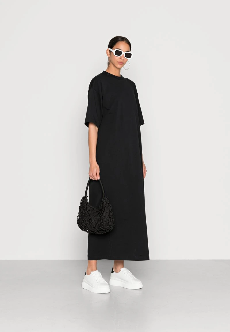 Marc O'Polo Damen DRESS ROUND NECK PRINT AT BACK - Jerseykleid - Black 2 Marc O'Polo Damen DRESS ROUND NECK PRINT AT BACK - Jerseykleid - Black – Bild 2