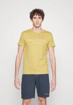 Marc O'Polo SHORT SLEEVE ROUND NECK CLASSIC - T-Shirt Print - Peanut | Herren