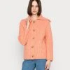 Marc O'Polo CARDIGAN LONGSLEEVE COLLAR BUTTON CLOSURE - Strickjacke - Blooming Peach | Damen