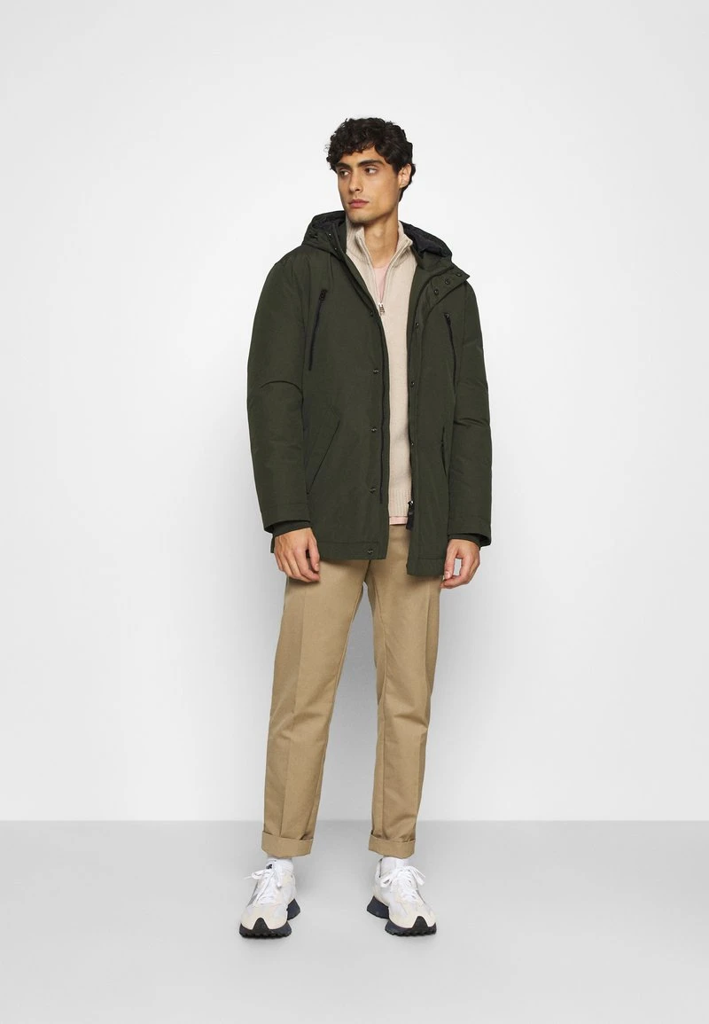 Marc O'Polo Herren Daunenmantel - Dark Green 2 Marc O'Polo Herren Daunenmantel - Dark Green – Bild 2