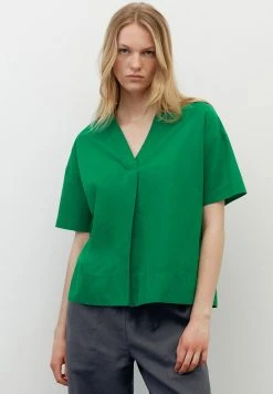 Marc O'Polo MIT V-NECK - Bluse - Preppy Green | Damen