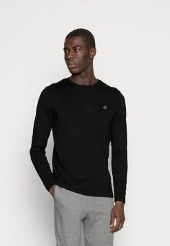 Marc O'Polo Herren LONG SLEEVE ROUND NECK - Langarmshirt - Black