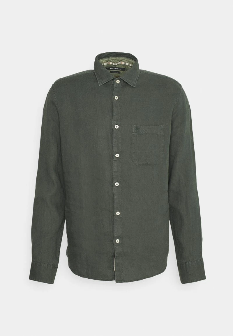 Marc O'Polo KENT COLLAR LONG SLEEVE INSERTED - Hemd - Mangrove | Herren 1 Marc O'Polo KENT COLLAR LONG SLEEVE INSERTED - Hemd - Mangrove | Herren