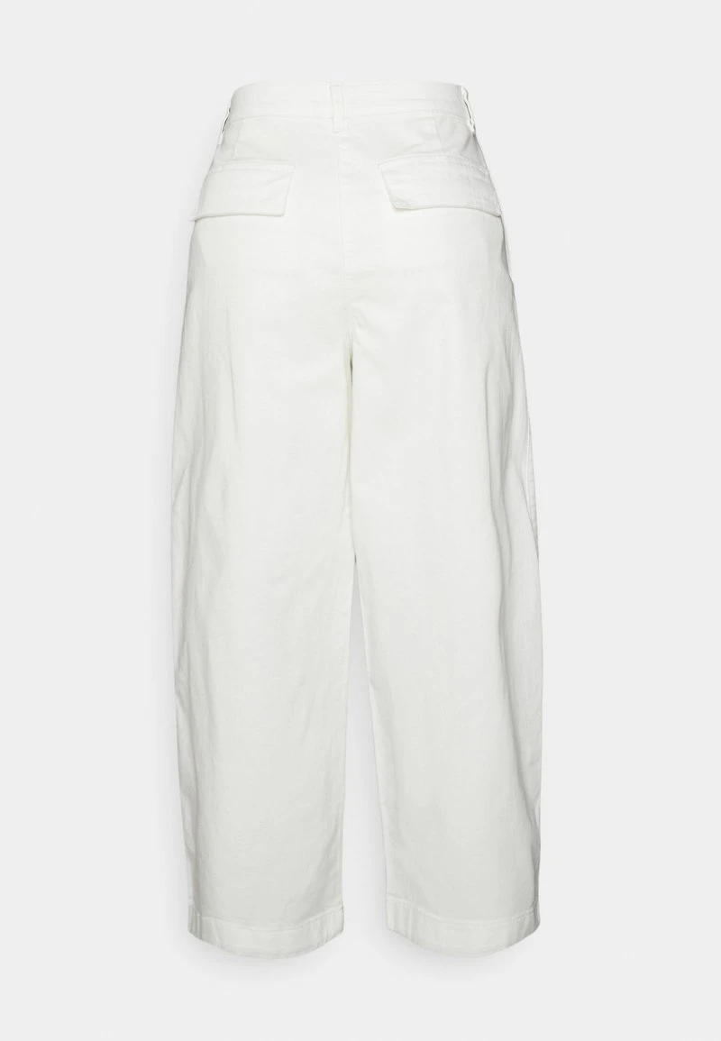 Marc O'Polo Damen PANTS STYLE BARREL LEG FLAP POCKETS ARCHIVE INSPIRED - Stoffhose - White 2 Marc O'Polo Damen PANTS STYLE BARREL LEG FLAP POCKETS ARCHIVE INSPIRED - Stoffhose - White – Bild 2