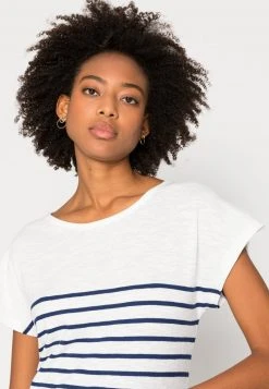 Marc O'Polo BOATNECK SHORT SLEEVE PLACED STRIPE - T-Shirt Basic - Multi/noble Blue | Damen 4 Marc O'Polo BOATNECK SHORT SLEEVE PLACED STRIPE - T-Shirt Basic - Multi/noble Blue | Damen -Marc O'Polo Verkäufe 33125ac390594e5880b5e1445e321a53