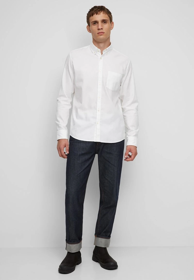 Marc O'Polo Herren LONG SLEEVE ONE POCKET STITCHED GENUINE PLACKET - Hemd - White 2 Marc O'Polo Herren LONG SLEEVE ONE POCKET STITCHED GENUINE PLACKET - Hemd - White – Bild 2