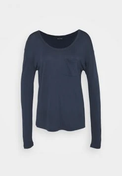 Marc O'Polo LONG SLEEVE ROUND NECK - Langarmshirt - Dark Night | Damen -Marc O'Polo Verkäufe 349bcc9a33904805b37015569fa5d764