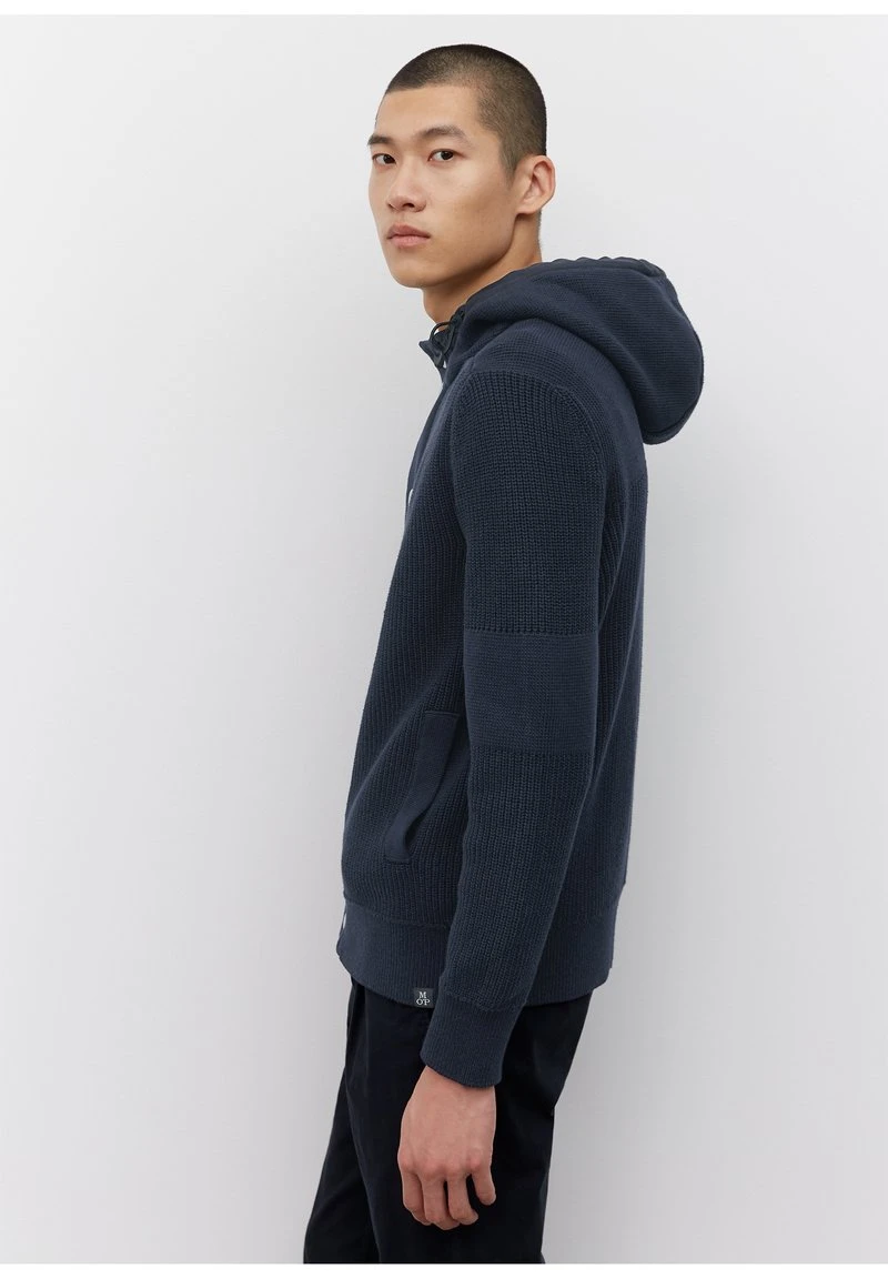 Marc O'Polo Strickjacke - Dark Navy | Herren 4 Marc O'Polo Strickjacke - Dark Navy | Herren – Bild 4