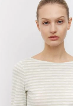 Marc O'Polo BOAT NECK - Langarmshirt - Stone Powder | Damen -Marc O'Polo Verkäufe 365a3a0f7a014b078a860d06243111c7