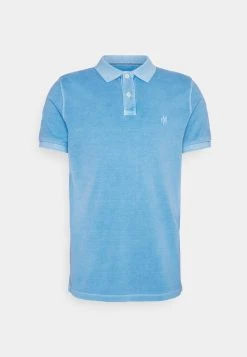 Marc O'Polo SHORT SLEEVE BUTTON PLACKET COLLAR AND CUFF - Poloshirt - Azure Blue | Herren -Marc O'Polo Verkäufe 37c3bc60845646b699aac3c91533e6bb
