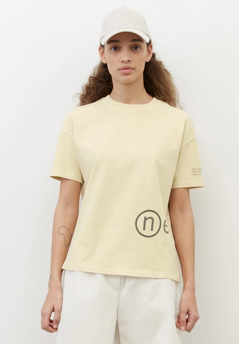 Marc O'Polo MIT ERDPIGMENTEN GEFÄRBT - T-Shirt Print - Lemon Sorbet | Damen 1 Marc O'Polo MIT ERDPIGMENTEN GEFÄRBT - T-Shirt Print - Lemon Sorbet | Damen