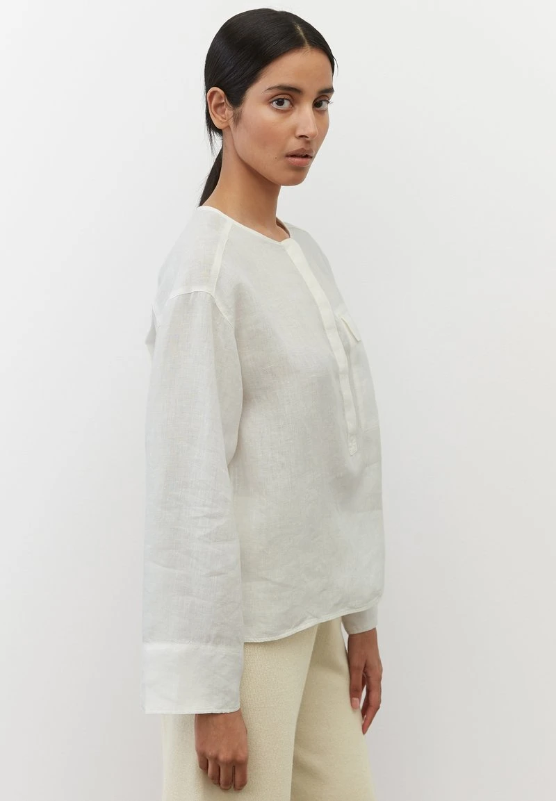 Marc O'Polo SOMMERLICHEM - Langarmshirt - White Cotton | Damen 4 Marc O'Polo SOMMERLICHEM - Langarmshirt - White Cotton | Damen – Bild 4