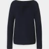 Marc O'Polo LONGSLEEVE STAND UP - Strickpullover - Night Sky | Damen