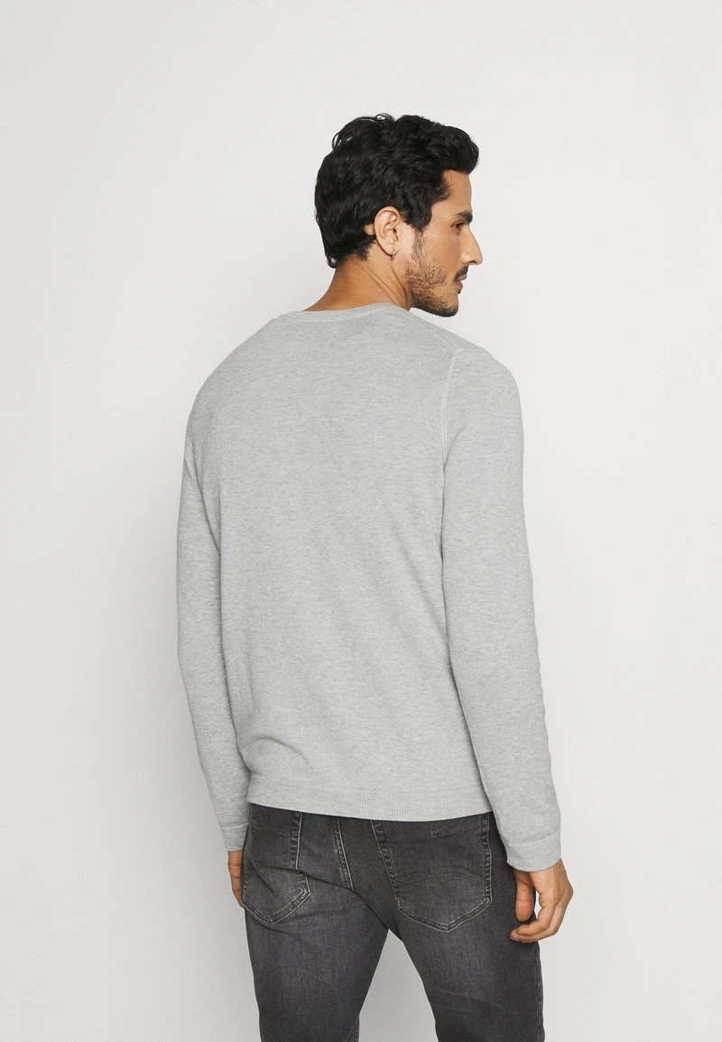 Marc O'Polo CREW NECK - Strickpullover - Light Grey Melange | Herren 3 Marc O'Polo CREW NECK - Strickpullover - Light Grey Melange | Herren – Bild 3