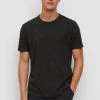 Marc O'Polo AUS HOCHWERTIGER - T-Shirt Basic - Black | Herren