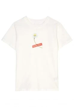 Marc O'Polo T-Shirt Print - Paper White | Damen -Marc O'Polo Verkäufe 406149beb58e4a43b09e633096a017ac