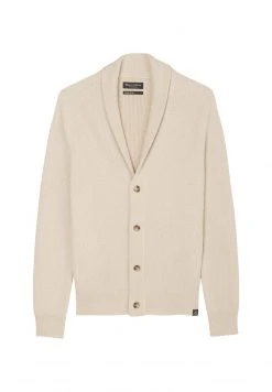 Marc O'Polo AUS HOCHWERTIGEM MIX - Strickjacke - Linen White | Herren -Marc O'Polo Verkäufe 40d84fd807974a52b1d40f005bc8bee6