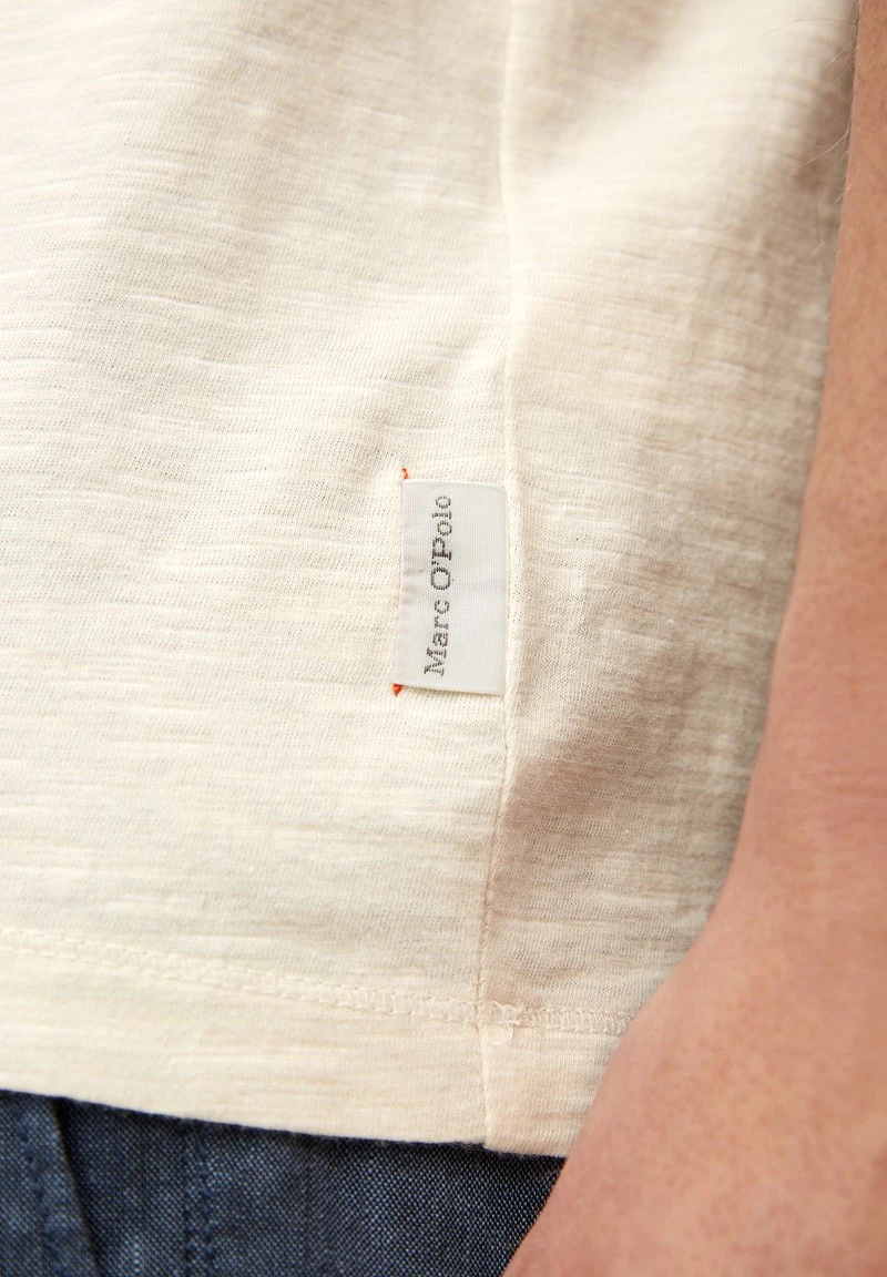 Marc O'Polo T-Shirt Basic - Multi/linen White | Herren 5 Marc O'Polo T-Shirt Basic - Multi/linen White | Herren – Bild 5