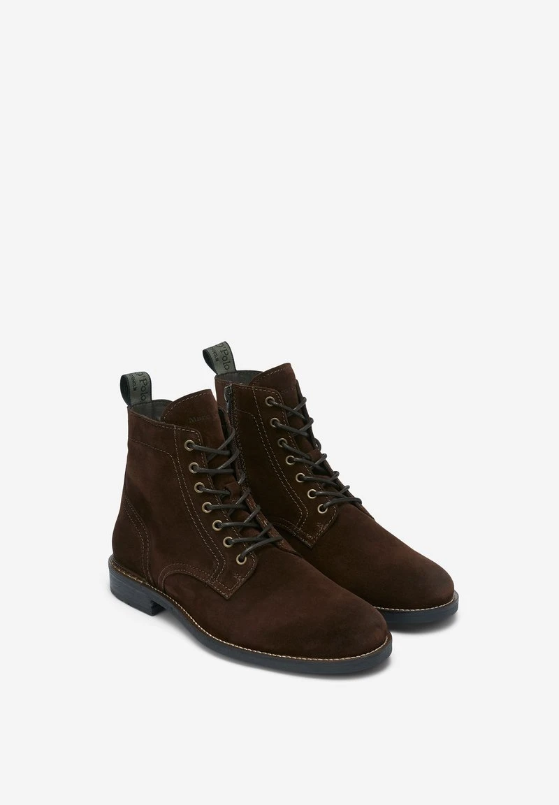 Marc O'Polo Herren AUS HOCHWERTIGEM - Schnürstiefelette - Dark Brown 2 Marc O'Polo Herren AUS HOCHWERTIGEM - Schnürstiefelette - Dark Brown – Bild 2