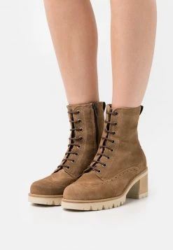 Marc O'Polo Damen HAPI - Schnürstiefelette - Sand