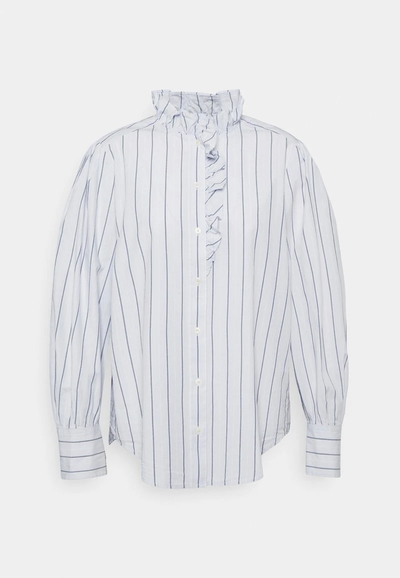 Marc O'Polo Damen BLOUSE LONGSLEEVE GATHERING AT NECK SLEEVE WITH VOLUME STRIP - Bluse - Multi 1 Marc O'Polo Damen BLOUSE LONGSLEEVE GATHERING AT NECK SLEEVE WITH VOLUME STRIP - Bluse - Multi