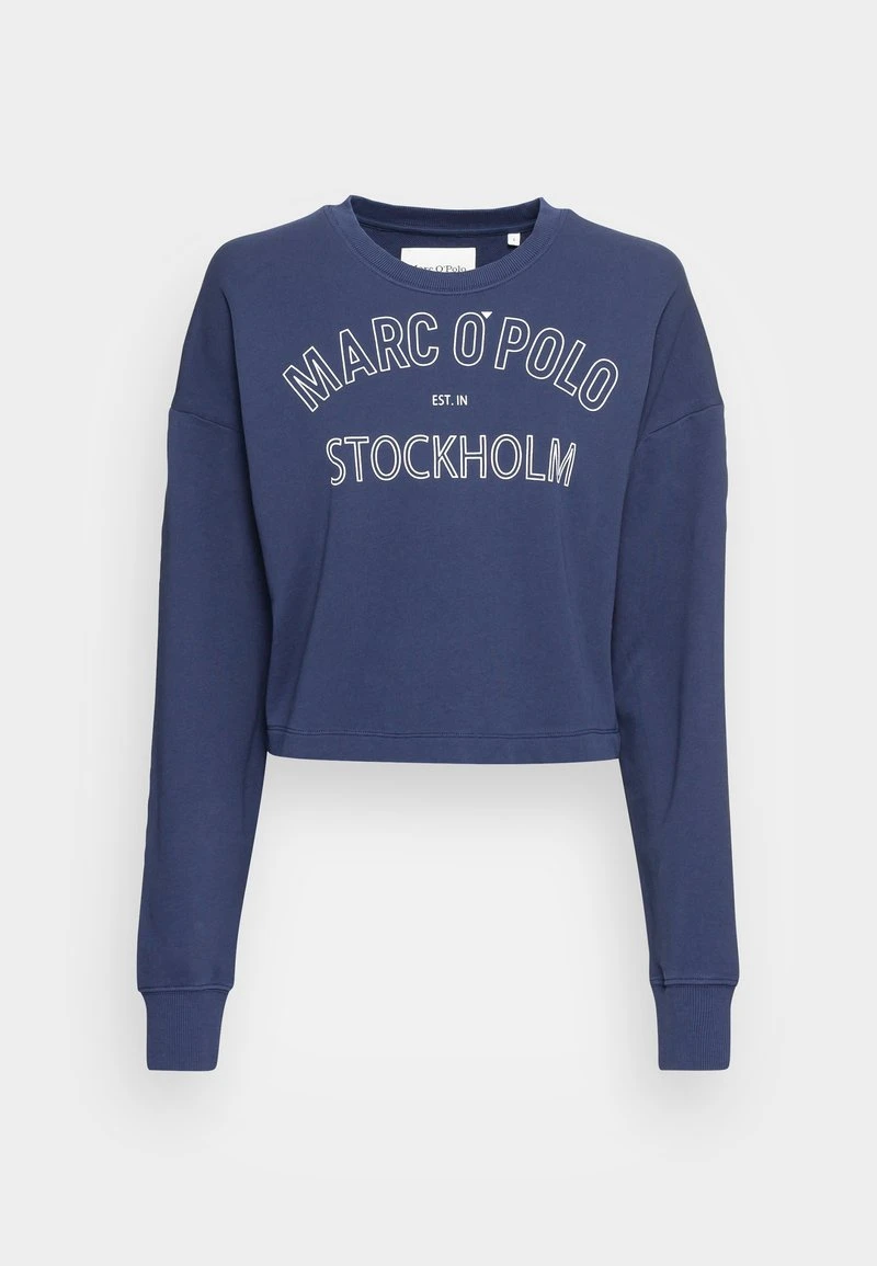 ROUND NECK LONG SLEEVES CROPPED LENGTH - Sweatshirt - noble blue Marc O'Polo ROUND NECK LONG SLEEVES CROPPED LENGTH - Sweatshirt - Noble Blue | Damen -Marc O'Polo Verkäufe 4309c9a918ba45da91c1d5e70e4b844e