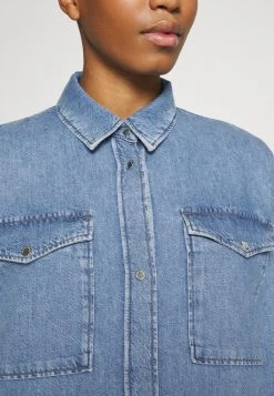 Marc O'Polo Damen SHIRT OVERSIZED FIT CHEST POCKET LONG SLEEVES - Hemdbluse - Light Linen Wash -Marc O'Polo Verkäufe 431c7f9de8314001bab52a000039b27a