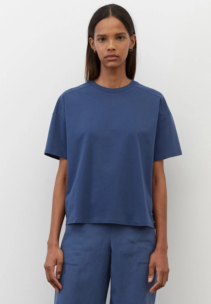 REINER - T-Shirt basic - noble blue Marc O'Polo Damen REINER - T-Shirt Basic - Noble Blue -Marc O'Polo Verkäufe 451c64f3d06346dba58a841c4a6d8b2c
