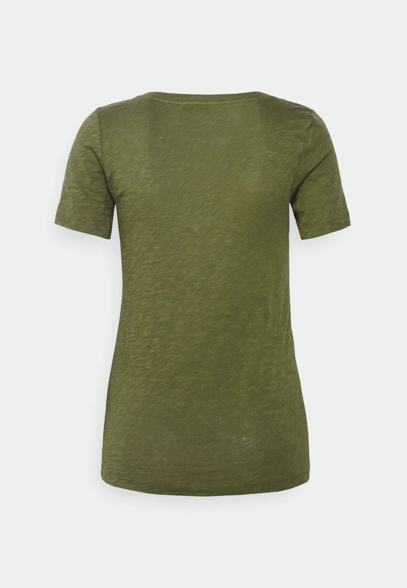 Marc O'Polo V NECK - T-Shirt Basic - Olive Grove | Damen 2 Marc O'Polo V NECK - T-Shirt Basic - Olive Grove | Damen – Bild 2