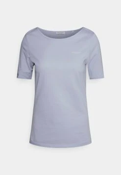 Marc O'Polo Damen SHORT SLEEVE ROUND NECK - T-Shirt Basic - Light Blue