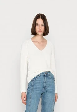 Marc O'Polo Strickpullover - White Cotton | Damen