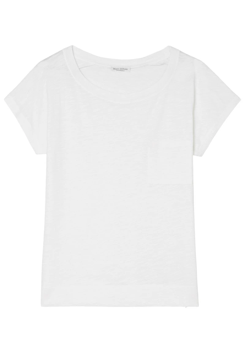 T-Shirt basic - white Marc O'Polo T-Shirt Basic - White | Damen -Marc O'Polo Verkäufe 4a3c6191e1e34aea960d067d005a438b
