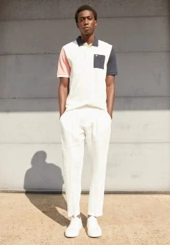 Marc O'Polo OSBY JOGGER PLEATS - Chino - Egg White | Herren