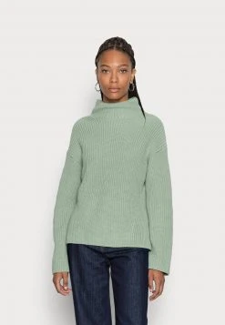 Marc O'Polo SLEEVE STAND UP COLLAR - Strickpullover - Breezy Mint | Damen