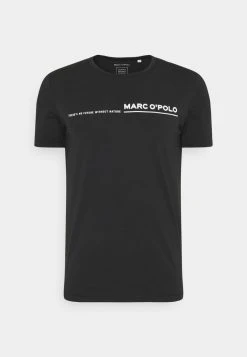 Marc O'Polo Herren SHORT SLEEVE ROUND NECK - T-Shirt Print - Black -Marc O'Polo Verkäufe 4ddb10b87998478ea69cffe73cee7c61
