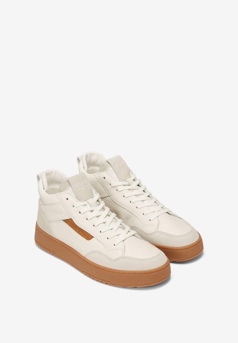 Marc O'Polo Sneaker Low - White/cognac | Herren 3 Marc O'Polo Sneaker Low - White/cognac | Herren – Bild 3