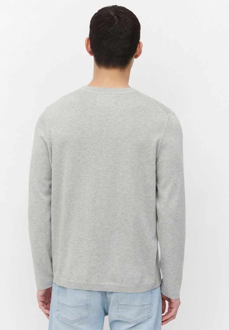 Marc O'Polo Strickpullover - Light Grey Melange | Herren 3 Marc O'Polo Strickpullover - Light Grey Melange | Herren – Bild 3