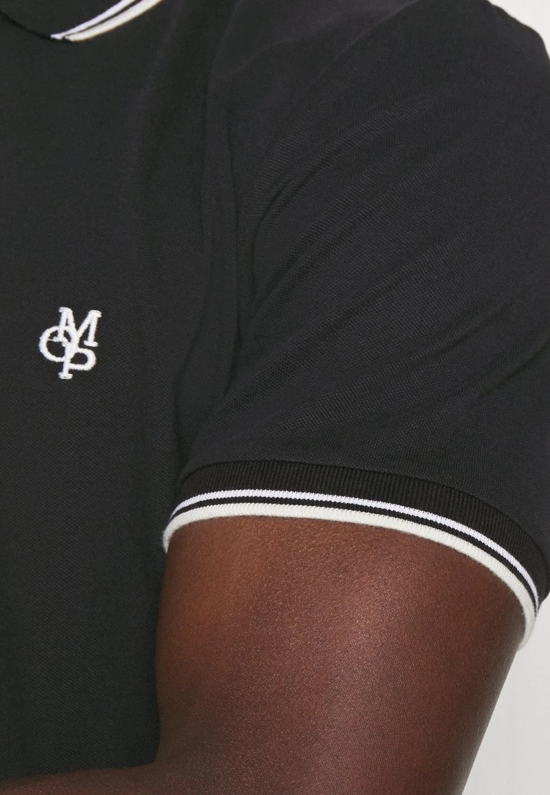 Marc O'Polo Herren SHORT SLEEVE CONTRAST TIPPING - Poloshirt - Black 5 Marc O'Polo Herren SHORT SLEEVE CONTRAST TIPPING - Poloshirt - Black – Bild 5