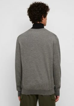 Marc O'Polo AUS ITALIENISCHER MERINO-WOLLE - Strickpullover - Flint Stone | Herren -Marc O'Polo Verkäufe 508a75c633fb42e88fc3a978b263770e