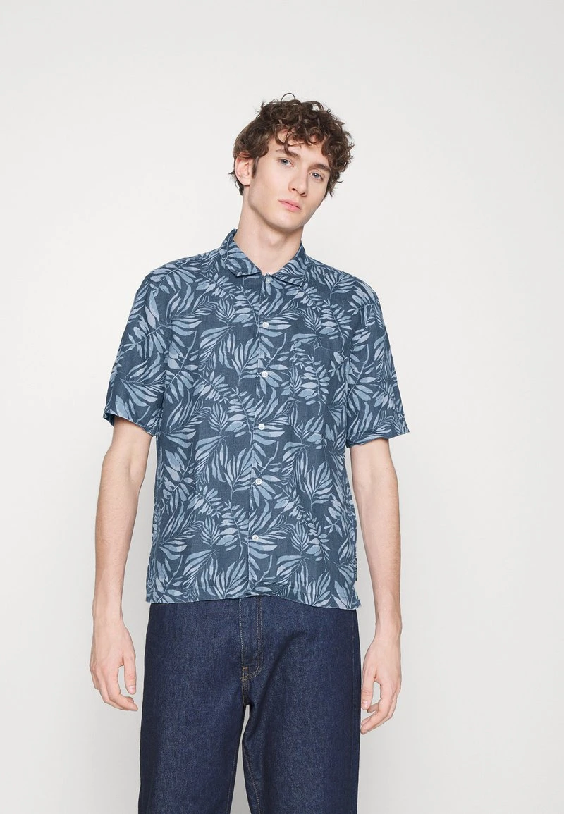 Marc O'Polo SLIT AT SIDE SEAM - Hemd - Multi/dark Navy | Herren 1 Marc O'Polo SLIT AT SIDE SEAM - Hemd - Multi/dark Navy | Herren