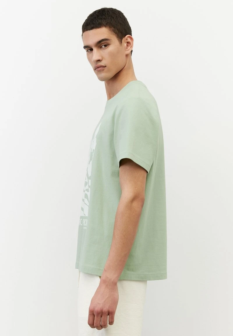 Marc O'Polo T-Shirt Print - Morning Dew | Herren 4 Marc O'Polo T-Shirt Print - Morning Dew | Herren – Bild 4