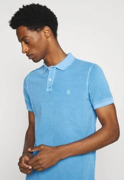 Marc O'Polo SHORT SLEEVE BUTTON PLACKET COLLAR AND CUFF - Poloshirt - Azure Blue | Herren -Marc O'Polo Verkäufe 54376371f1b14b909beb7e63b6e6d2e2