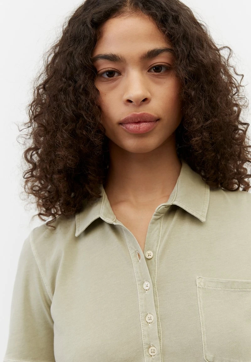 Marc O'Polo Damen Poloshirt - Herbal Steam 3 Marc O'Polo Damen Poloshirt - Herbal Steam – Bild 3