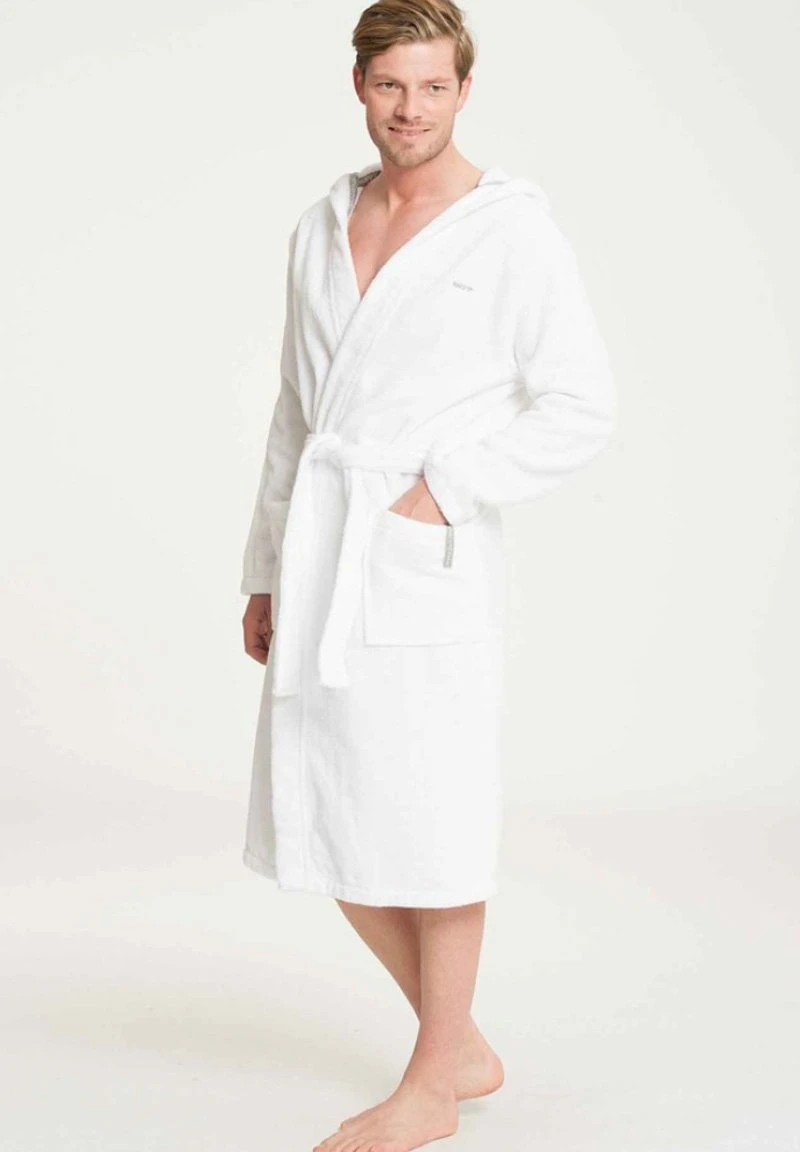 Marc O'Polo BADEMANTEL MIT KAPUZE LÄNGE - Bademantel - White | Herren 2 Marc O'Polo BADEMANTEL MIT KAPUZE LÄNGE - Bademantel - White | Herren – Bild 2