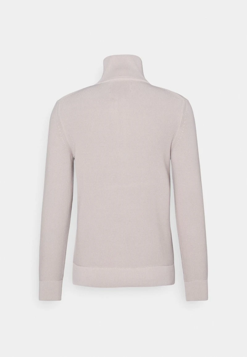 Marc O'Polo STAND UP COLLAR WITH ZIPPER - Strickpullover - Gray Silk | Herren 2 Marc O'Polo STAND UP COLLAR WITH ZIPPER - Strickpullover - Gray Silk | Herren – Bild 2