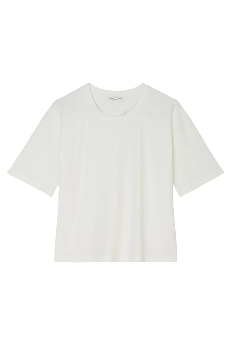 Marc O'Polo Damen FLIESSENDEM - T-Shirt Basic - Salty White 6 Marc O'Polo Damen FLIESSENDEM - T-Shirt Basic - Salty White – Bild 6