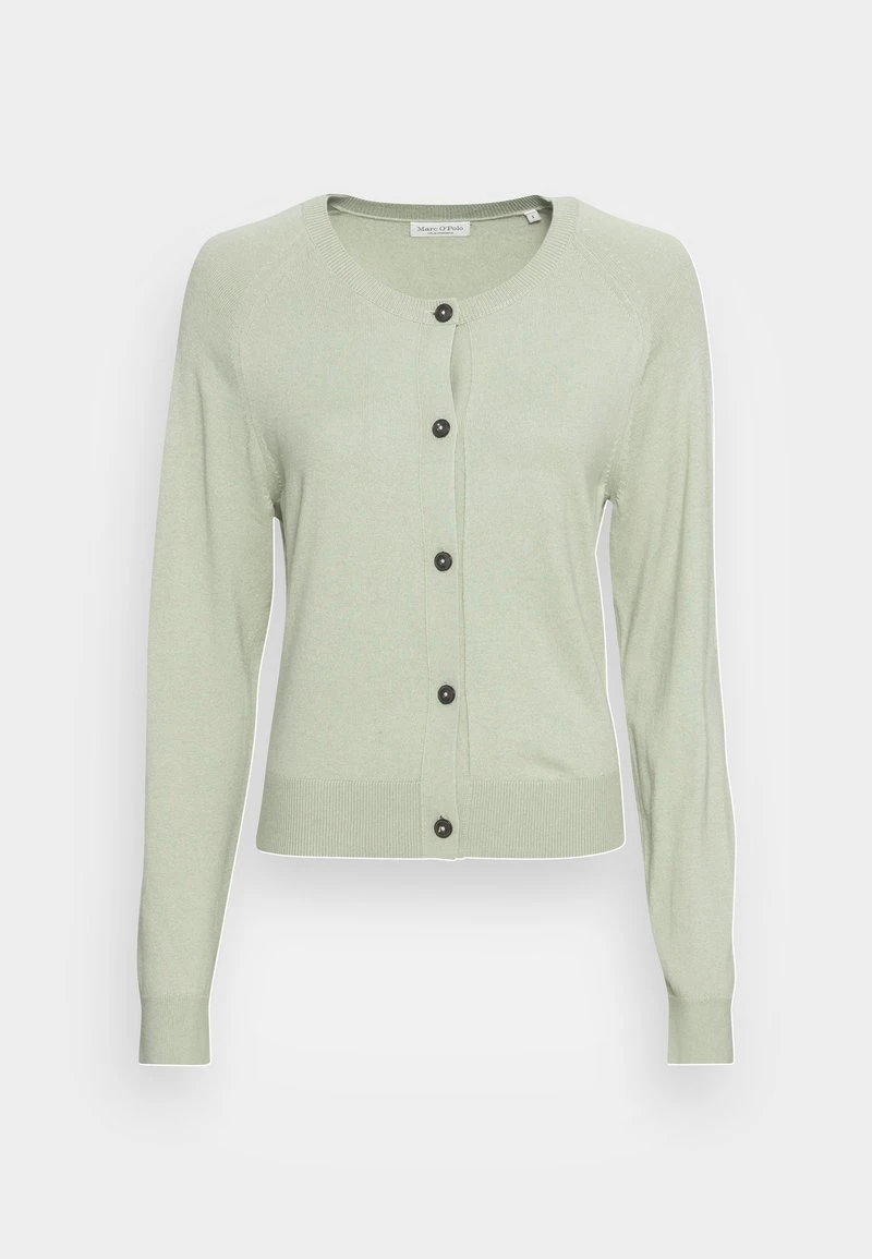 Marc O'Polo Damen CARDIGAN, LONGSLEEVE, BUTTON CLOSURE, SADDLE SHOULDER - Strickjacke - Washed Spearmint 4 Marc O'Polo Damen CARDIGAN, LONGSLEEVE, BUTTON CLOSURE, SADDLE SHOULDER - Strickjacke - Washed Spearmint – Bild 4